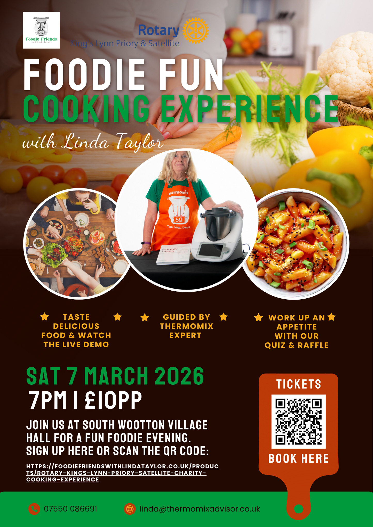 Rotary Priory Satellite Cooking Experience Evening